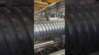 cnc Lathe machine and shaft threading Shorts viralvideo [upl. by Gilli821]