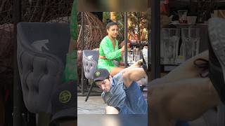 😂 Will she help or laugh 😁 Crazy Boy Prank prank crazyboy [upl. by Wernsman]