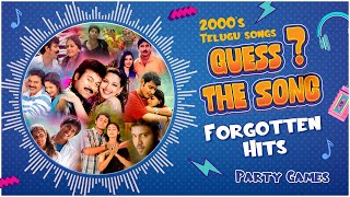 Guess the Song  2000s Forgotten Hits  Telugu Hit Songs  Fun Party Games for Friends [upl. by Salchunas224]