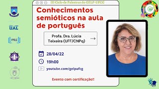 Conhecimentos semióticos na aula de português  Acessível em Libras [upl. by Mccready]