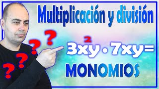 💥MULTIPLICACIÓN Y DIVISIÓN DE MONOMIOS 💥 Operaciones Con Monomios [upl. by Jerold]