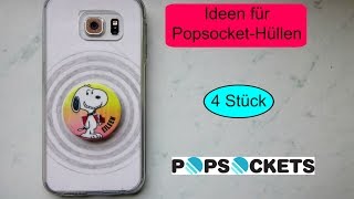 4 Ideen für PopsocketHüllen  DIY [upl. by Esela]