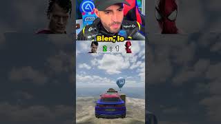 Coche de SPIDERMAN Vs Coche de SUPERMAN 🤯😱 ¿QUIEN GANARÁ 😲😨 [upl. by Adyaj]