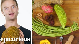 50 People Guess Fruits amp Vegetables  Epicurious [upl. by Watkin]