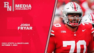 Ohio State RT Josh Fryar Didnt Believe Notre Dame Played With 10 [upl. by Kassel13]