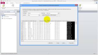 Access im Büro einsetzen Part 11 Tabelle aus Excel importieren [upl. by Noied709]