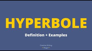 HYPERBOLE  Definition  Examples ⛰️ [upl. by Ieso838]