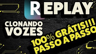 Como Clonar Qualquer Voz com REPLAY Ferramenta de Inteligência Artificial [upl. by Gnilrits]