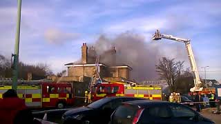 Saxmundham train station fire [upl. by Merola]