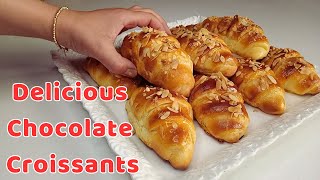 How to Make Flaky and Delicious Chocolate Croissants at Home [upl. by Notsrik465]