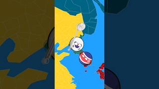 What if South Korea 🇰🇷 and North Korea 🇰🇷 Switch 🔁 Placescountryballs nutshell shortsfeed short [upl. by Romelle295]