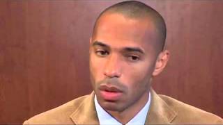 Thierry Henry interview in french [upl. by Bahner]