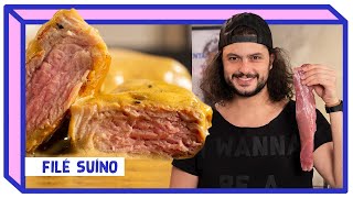 FILET MIGNON SUÍNO AO MOLHO MOSTARDA  Mohamad Hindi  Receitas [upl. by Grounds]