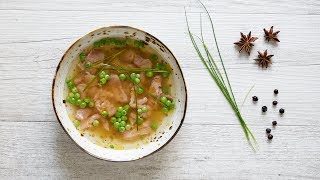 Noce di vitello in brodo aromatizzato  Sandra Salerno  Sfizioso [upl. by Aicitel987]