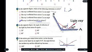 Solving EL Moasser Physics  Sec 2 2025  Ch2 L1 Pt1  Light Reflection [upl. by Miun]