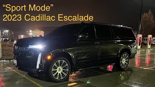 “SPORT MODE” POV Highway Driving ASMR in 2023 Cadillac Escalade Sport MSRP 105020 [upl. by Pavia]