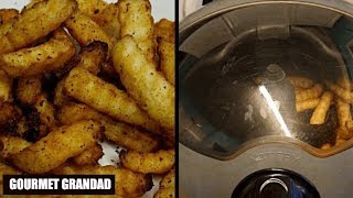 Frozen Chips or Fries Cooked In A Tefal Actifry [upl. by Anilek663]