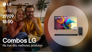 Live LG  TVs OLED e QNED em Promoção [upl. by Hoenack]