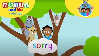 Akili learns to say sorry  Akili amp Me  Learning videos for kids [upl. by Scarrow]