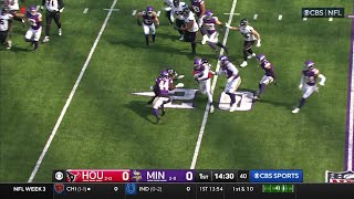 Tip pass pick The Vikings get an early INT on Stroud [upl. by Mloclam403]