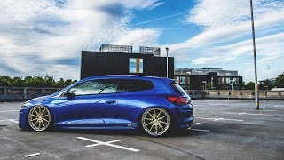 VW Scirocco R  Air Ride and Vossen x Work VWS1 [upl. by Albur]