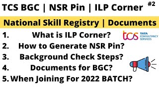 TCS ILP Corner  BGC  New Sections ON Next Step  Process After Getting Offer Letter [upl. by Belden]