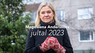 LIVE Magdalena Anderssons jultal 2023 [upl. by Tanney]