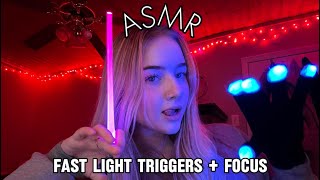 ASMR Light Triggers and Follow My Instructions Fast and aggressive mouth sounds visual asmr [upl. by Ellie208]