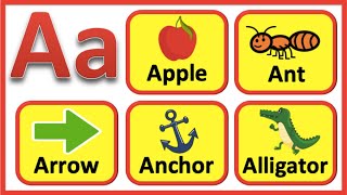 Alphabet vocabulary AZ 😀  Learn words with pictures  ABC VOCABULARY [upl. by Asilenna]