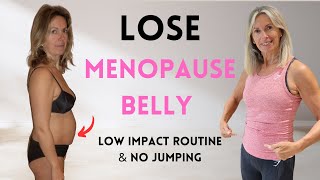 Lose Menopause Belly In 3 Weeks  Low Impact Routine At Home [upl. by Rez]