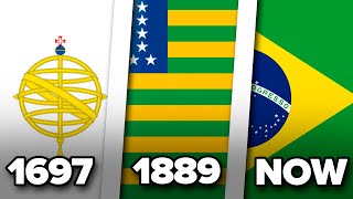 Evolution of The Flags  Flag Animation [upl. by Anirhtak679]