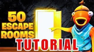 50 ESCAPE Levels ROOM All Levels Fortnite 50 Escape Levels Room Fortnite [upl. by Mcloughlin483]