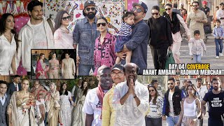 UNCUT  Anant Ambani  Radhika Merchant Pre Wedding  DAY 04 COVERAGE  Celebrities Leaving [upl. by Gianni444]