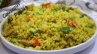 La meilleure recette de couscous au poulet  Couscous Recipe  Facile et Rapide [upl. by Urina676]