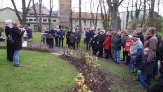 Einweihung des sanierten Denk und Mahnmals an die gefallenen Soldaten von 187071 in Einbeck [upl. by Shelah593]