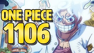 LUFFY THE SUN GOD  One Piece Chapter 1106 [upl. by Ahsakal665]