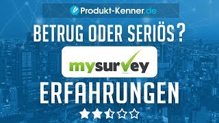 FAZIT MySurvey Erfahrungen  TEST  Mit Umfragen Geld verdienen Unseriös [upl. by Nya]