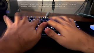 Razer BlackWidow V4 75  Razer Orange Tactile Switches  Stock Form  SoundTyping Test [upl. by Frodin42]