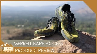 Merrell Bare Access Trail Runner  Product Review [upl. by Oswal]