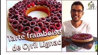 RECETTE TARTE AUX FRAMBOISES de Cyril Lignac  Raspberry pie [upl. by Johathan344]