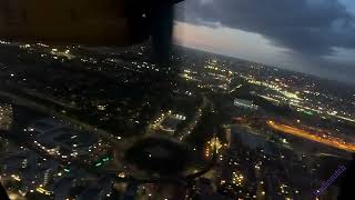 Dusk takeoff at London City Aurigny ATR72 GOATR [upl. by Triley]