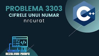 REZOLVARE Pbinfo  Problema 3303 nrcurat rezolvata explicativC [upl. by Vaenfila413]