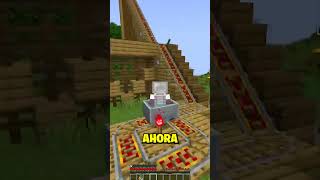 MONTAÑA RUSA SALE MAL XD cosasquemecagandeminecraftshorts minecraft [upl. by Selohcin788]