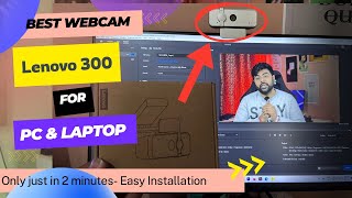 Best Budget Webcams for PC and Laptop  Affordable Webcam Review for YouTube 2024 lenovo300 webcam [upl. by Saba524]