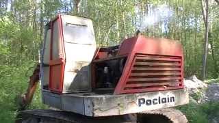 Poclain TC 45 startup excavator [upl. by Nojid]