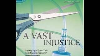 A Vast Injustice Ontario Ombudsmans report on funding cancer drug Avastin News conference12 [upl. by Nois]