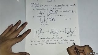 Electrophilic Substitution Reaction of Pyrrole amp Its mechanism  Organic Chemistry BSc [upl. by Oidualc599]