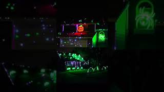 Halloween Houses Battle It Out in Spooky Light Show Dance Off [upl. by Akirderf]