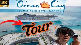 MSC Ocean Cay Marine Reserve Island Tour amp Review [upl. by Enyr]