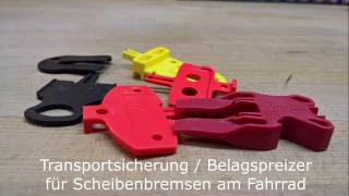 Transportsicherung Scheibenbremse Fahrrad  EBike  Mountainbike  Trekkingrad  Alles Fahrrad 13 [upl. by Ulah]